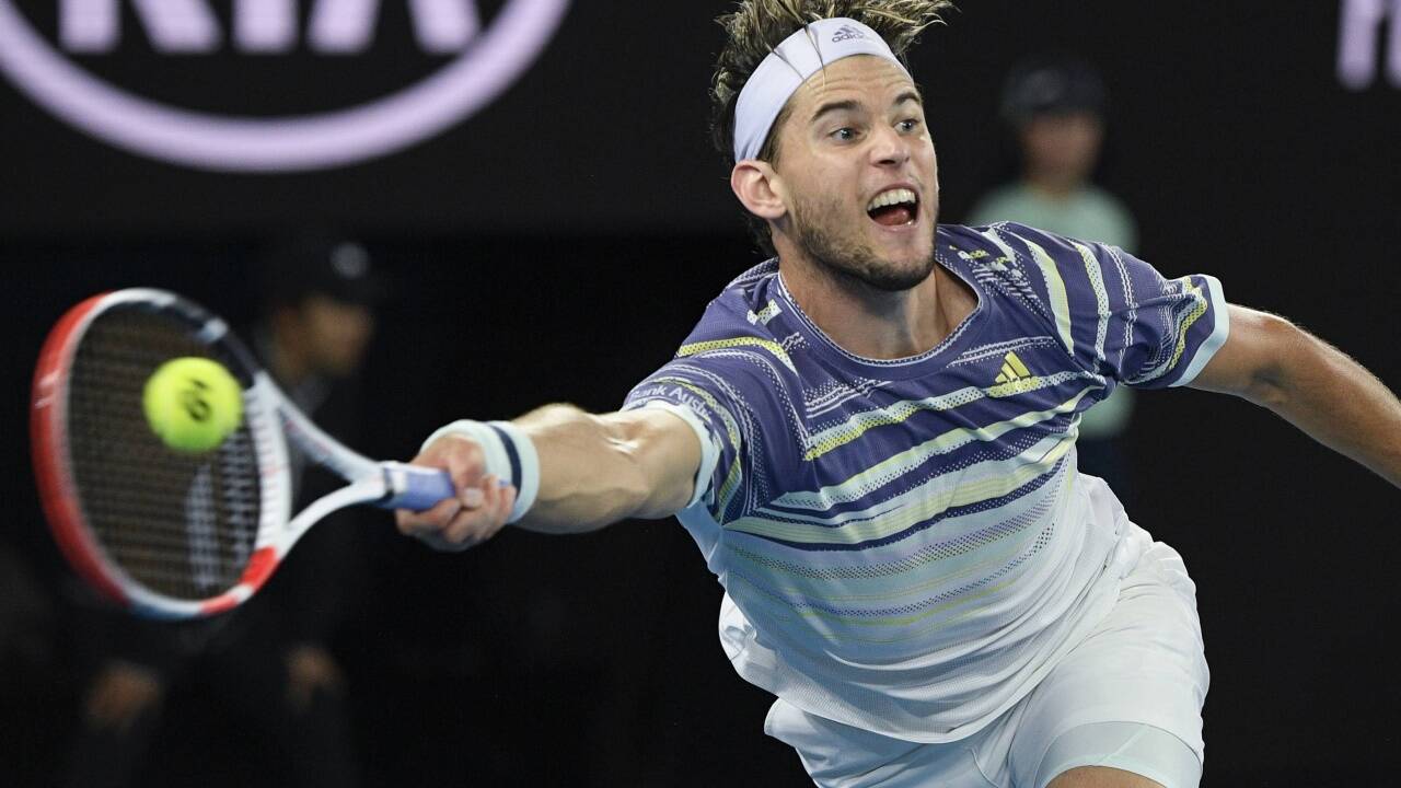Dominic Thiem sorgte bei den Australian Open für Furore. 