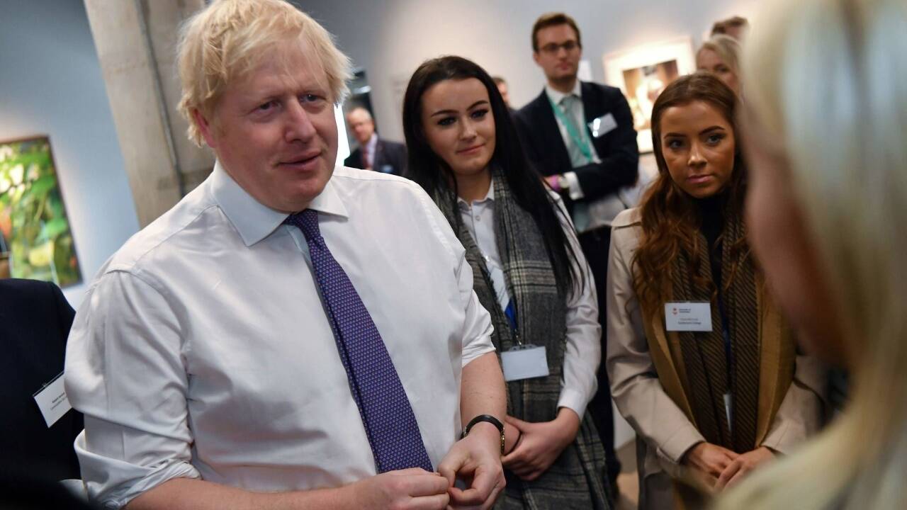 Hemdsärmelig: Boris Johnson. 