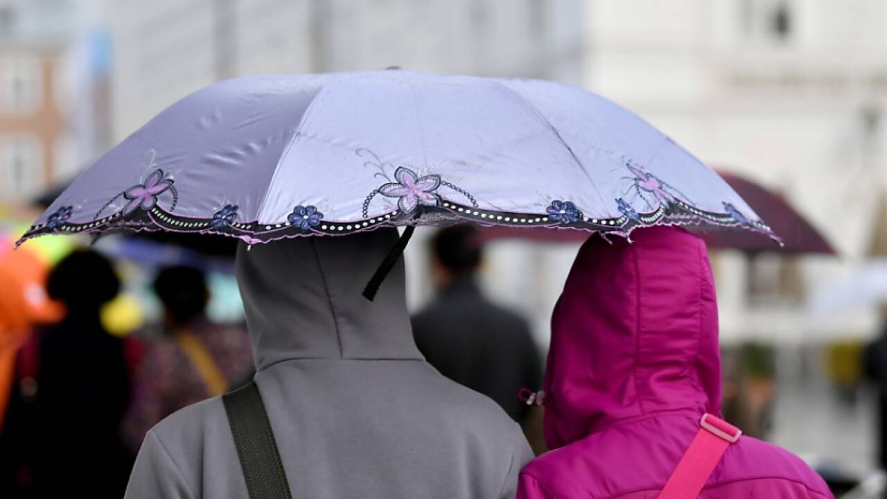 Den Regenschirm sollte man in dieser Woche besser nicht vergessen 