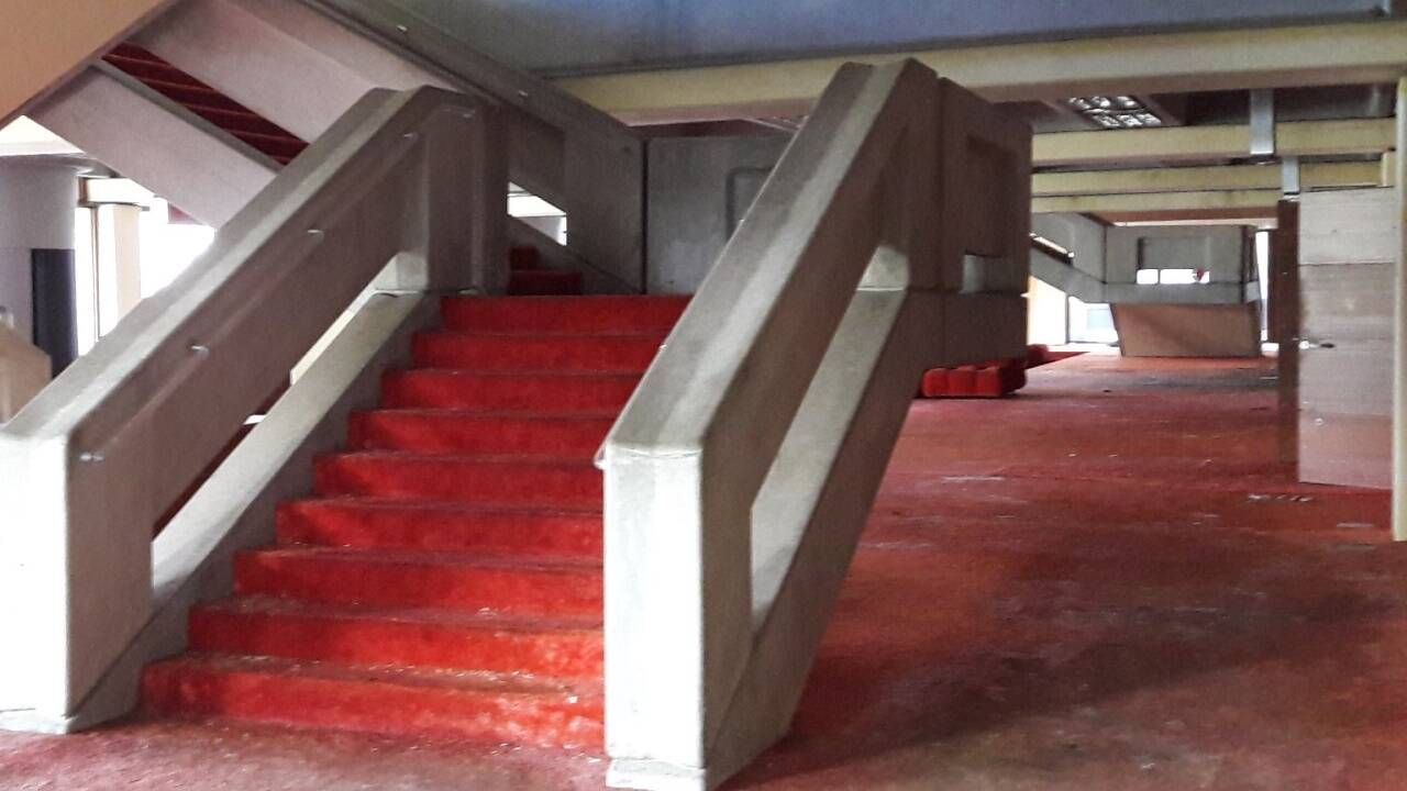 Blick ins Innenleben des Kongresshauses.  