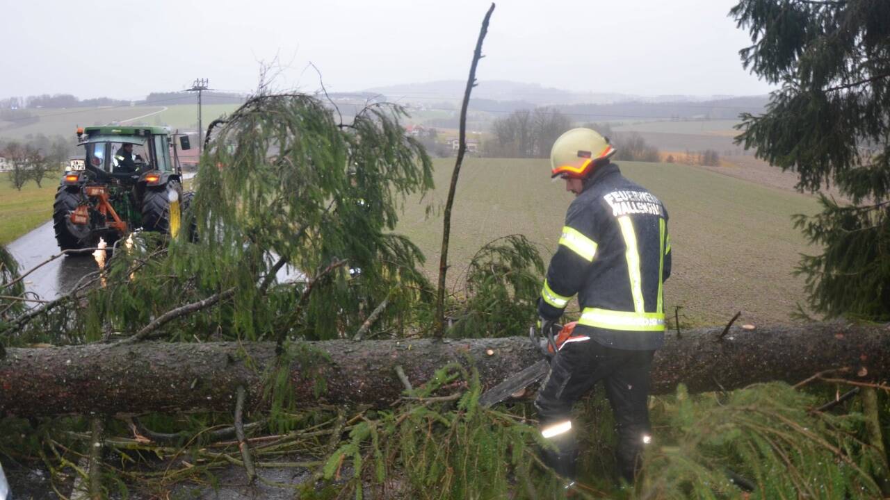 Sturmböen von 100 km/h fegen über Österreich hinweg 