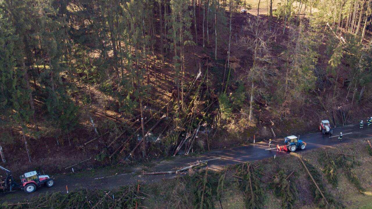 Sturmböen von 100 km/h fegen über Österreich hinweg 