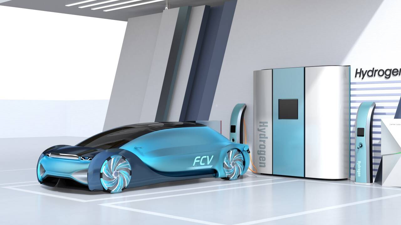 Forscher versuchen, die Vorteile von Brennstoffzelle und Batterie in Kraftfahrzeugen miteinander zu verbinden. Forscher versuchen, die Vorteile von Brennstoffzelle und Batterie in Kraftfahrzeugen miteinander zu verbinden.
