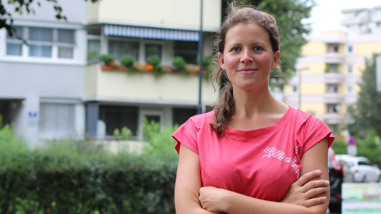 KPÖ-plus-Frauensprecherin Sabine Helmberger. 