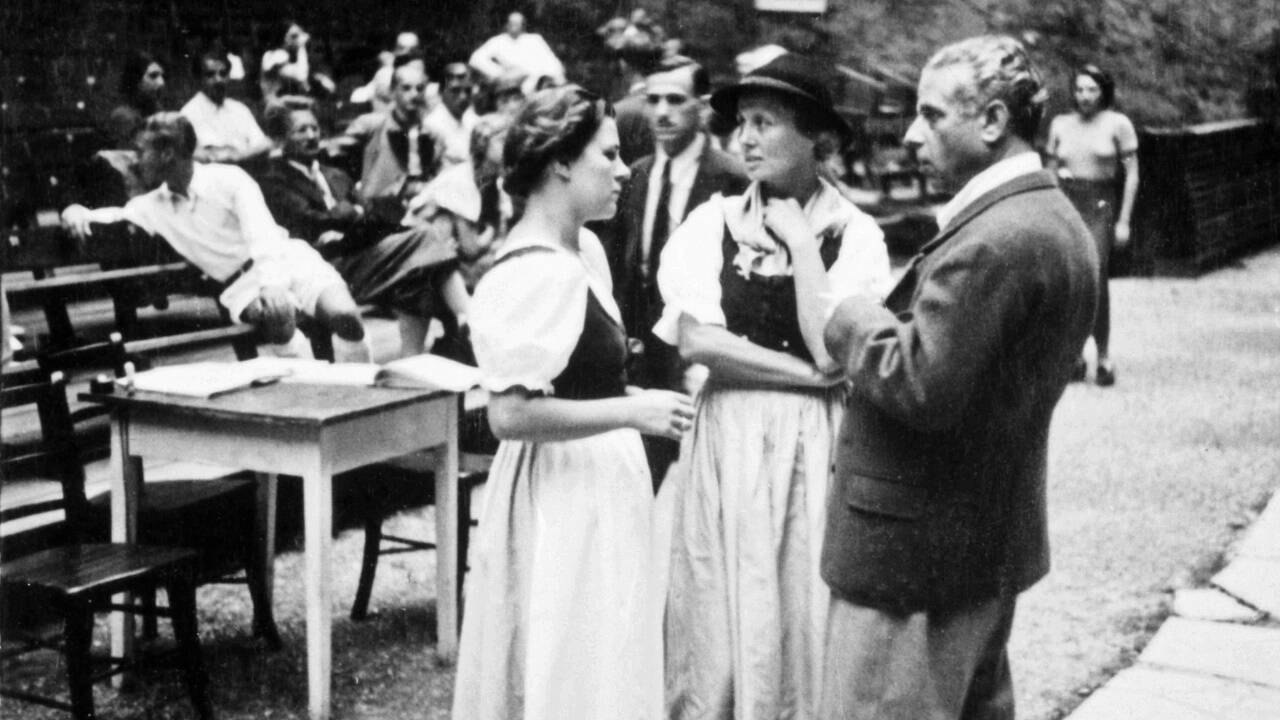 Max Reinhardt bei den Salzburger Festspielen. 