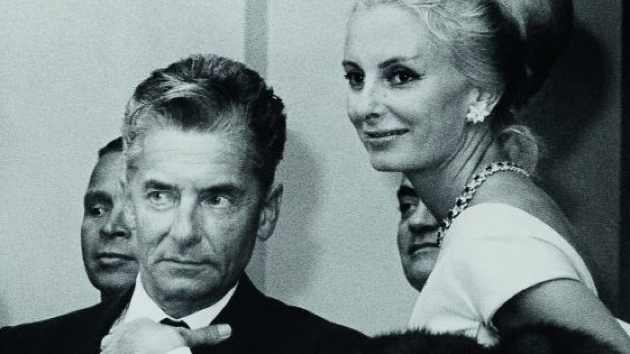 Herbert von Karajan und Eliette 1965, fotografiert von Oskar Anrather. 
