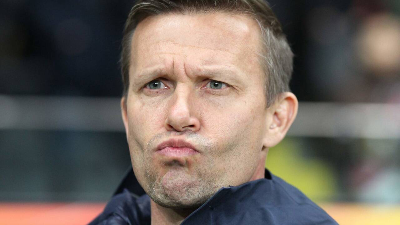 Dämpfer in Frankfurt: Salzburg-Trainer Jesse Marsch. 