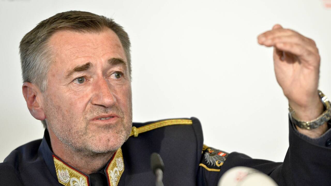 Franz Lang, Generaldirektor für die öffentliche Sicherheit.  Franz Lang, Generaldirektor für die öffentliche Sicherheit.