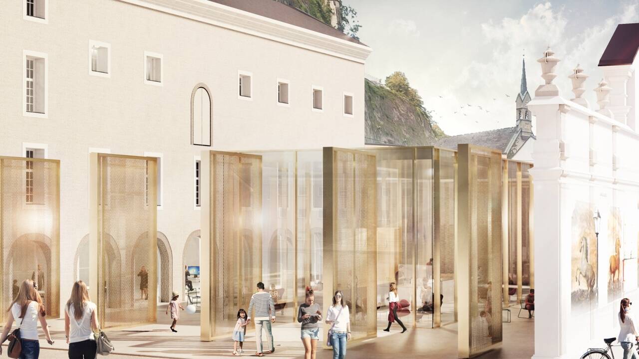So soll das fertig umgesetzte Projekt aussehen, wenn die Tore offen sind ...  