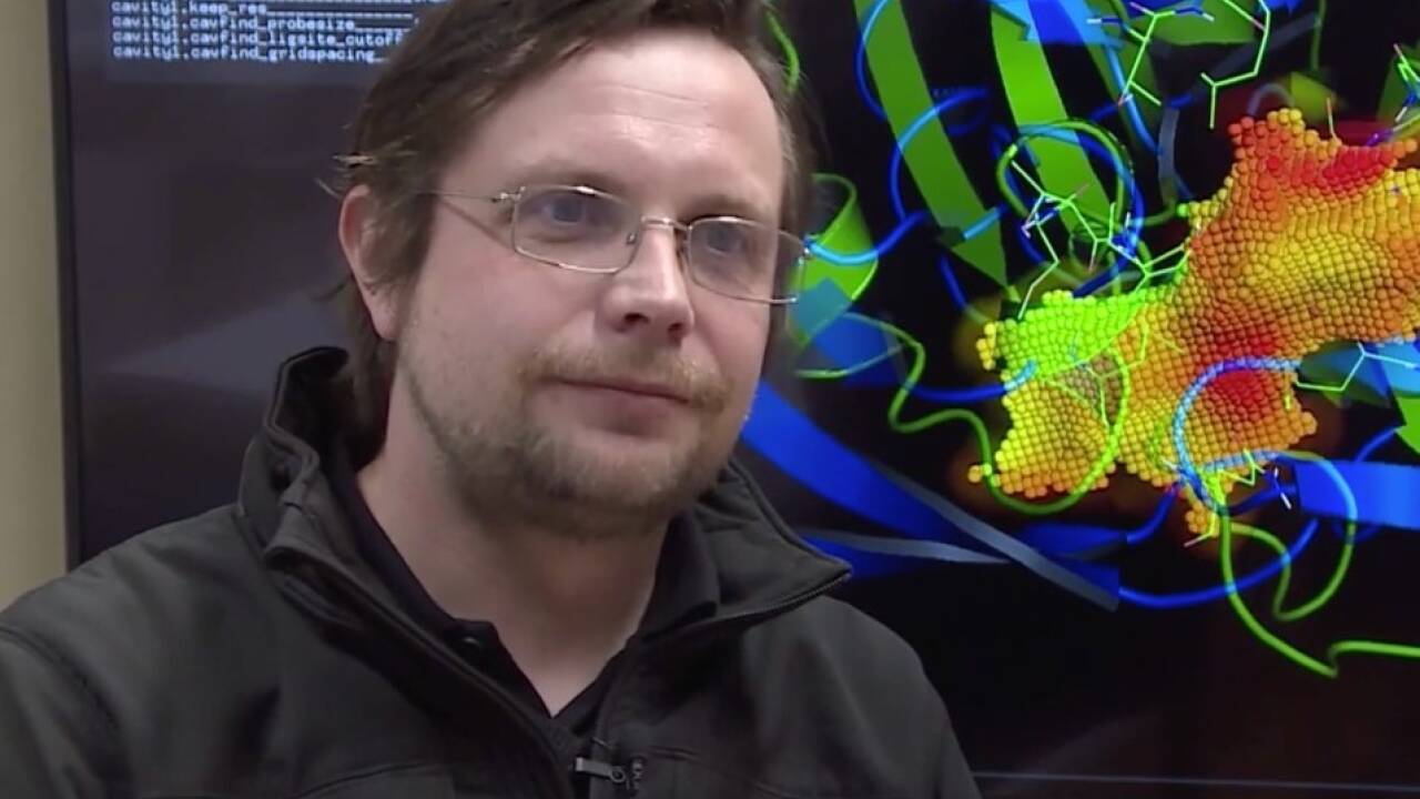Bioinformatiker Christian Gruber. 