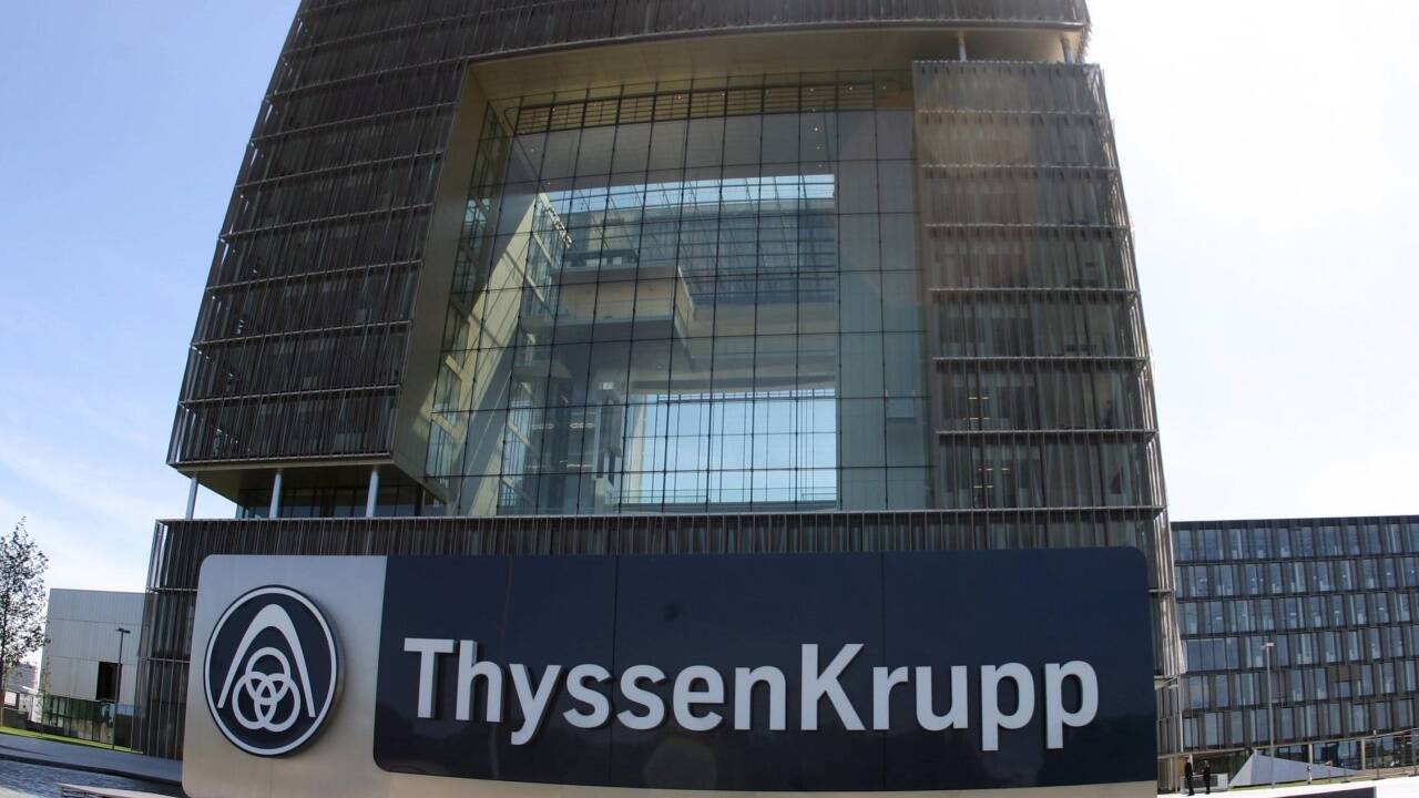 Die Thyssenzentrale in Essen. 