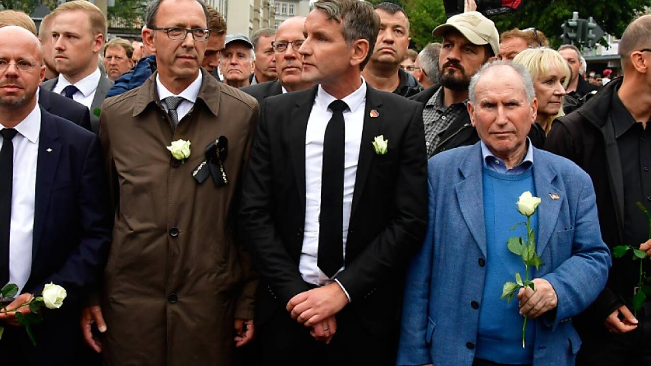 Björn Höckes (m.) AfD im Visier des BfV 