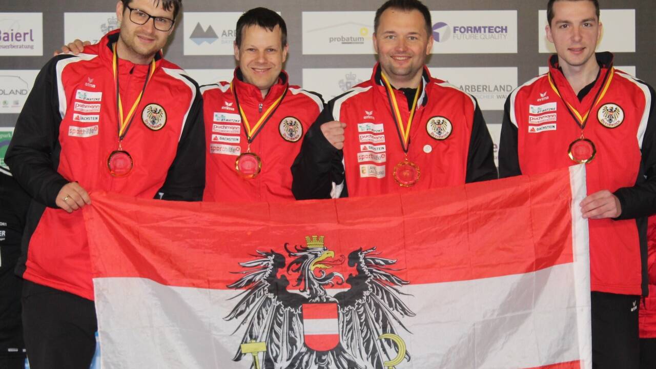Franz Roth, Matthias Taxacher, Thomas Fuchs und Mario Weingartmann gewannen den Teambewerb. 