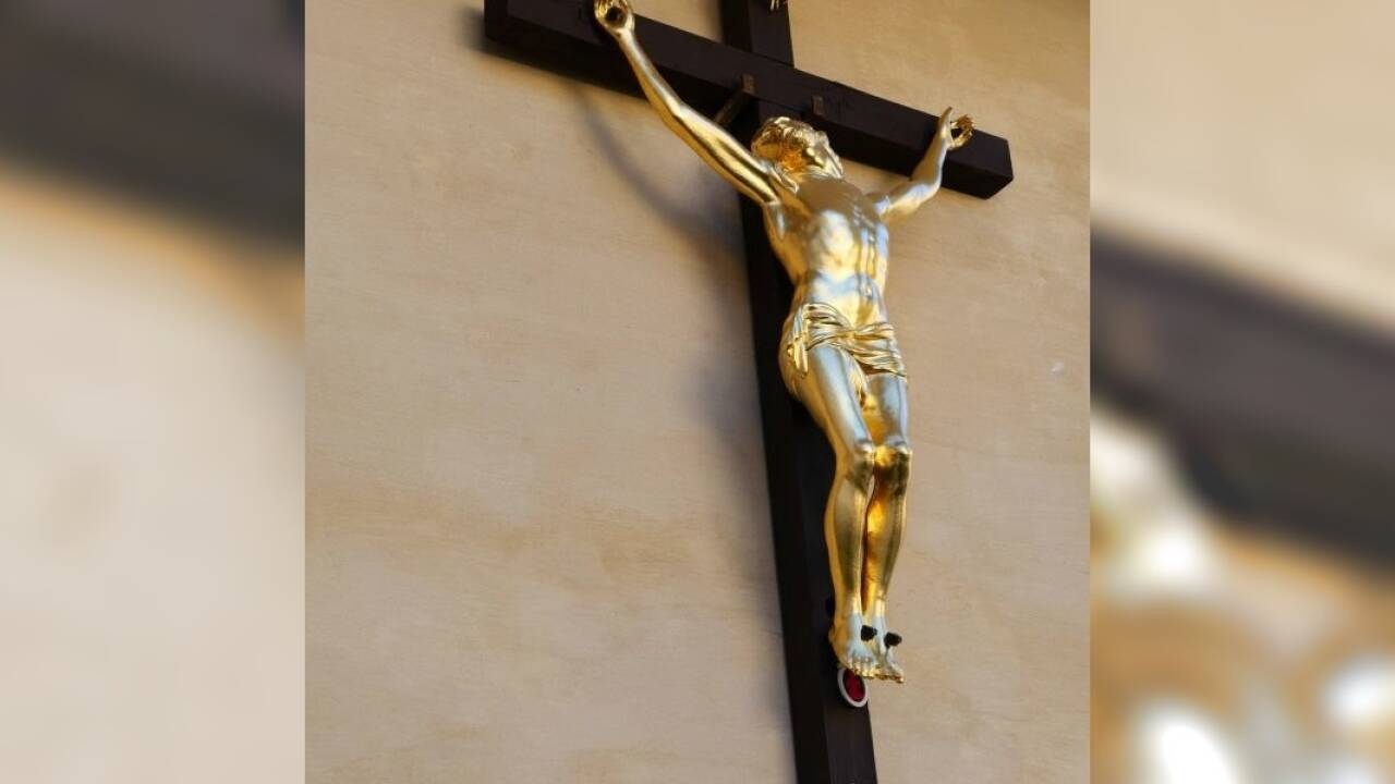 Das Pestkreuz im Salzburger Bruderhof stammt vermutlich aus dem 17. Jahrhundert.  