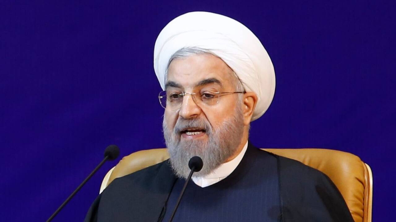 Sprach erst von einer Verschwörung, dann von einem unerwünschten Gast: Irans Präsident Hassan Rohani. 
