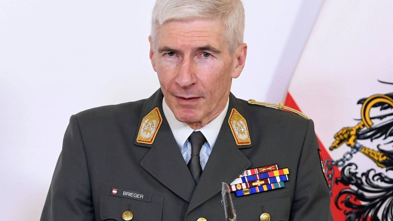 Generalstabschef Robert Brieger bei der Pressekonferenz am 23. März 2020 in Wien. Generalstabschef Robert Brieger bei der Pressekonferenz am 23. März 2020 in Wien.