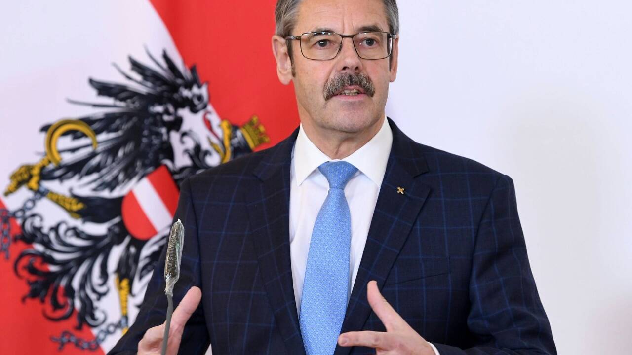 Milizbeauftragter Erwin Hameseder bei der Pressekonferenz am 23. März 2020 in Wien. Milizbeauftragter Erwin Hameseder bei der Pressekonferenz am 23. März 2020 in Wien.