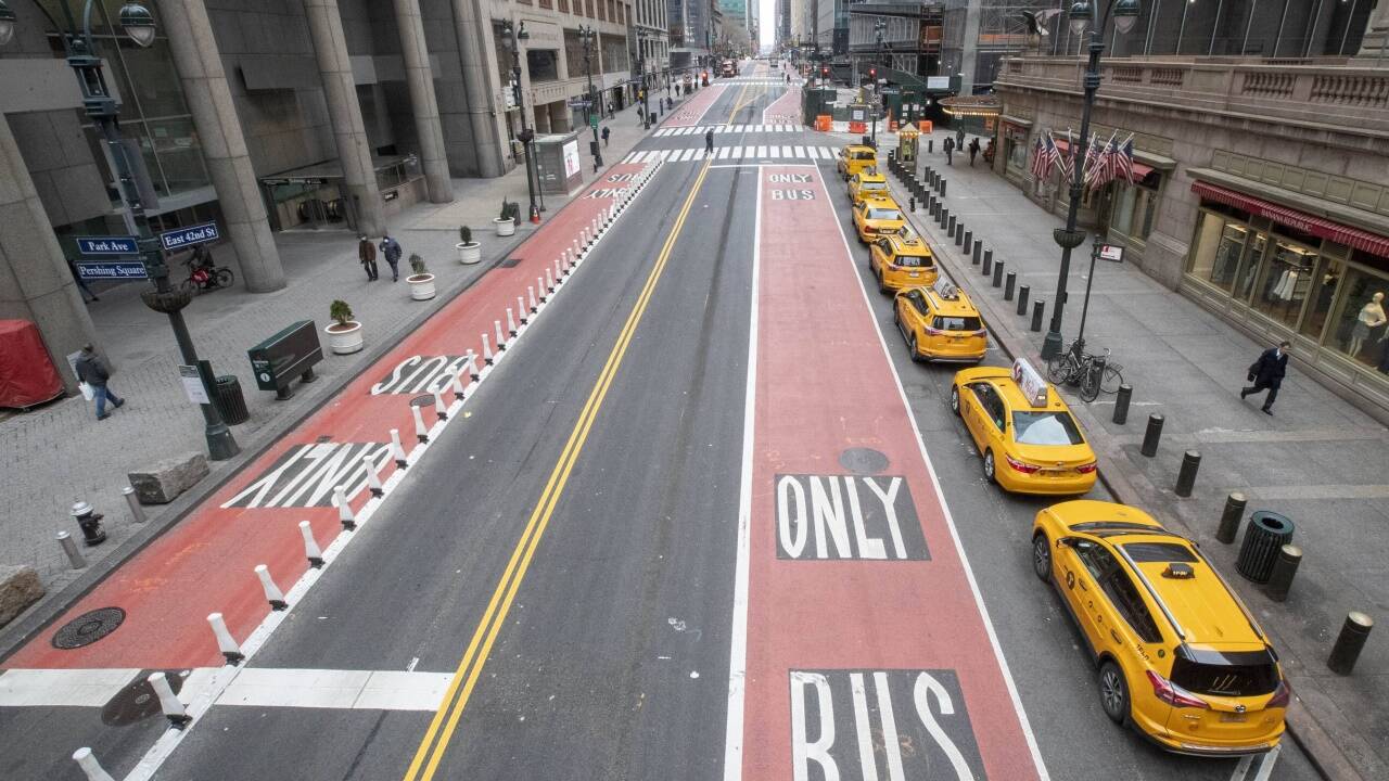 New York die Stadt, die niemals schläft, ist still SN.at New York die Stadt, die niemals schläft, ist still SN.at