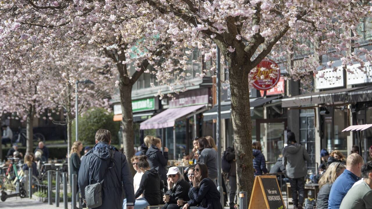 Alles wie immer? Die Cafés in Stockholm sind gut besucht. Alles wie immer? Die Cafés in Stockholm sind gut besucht.