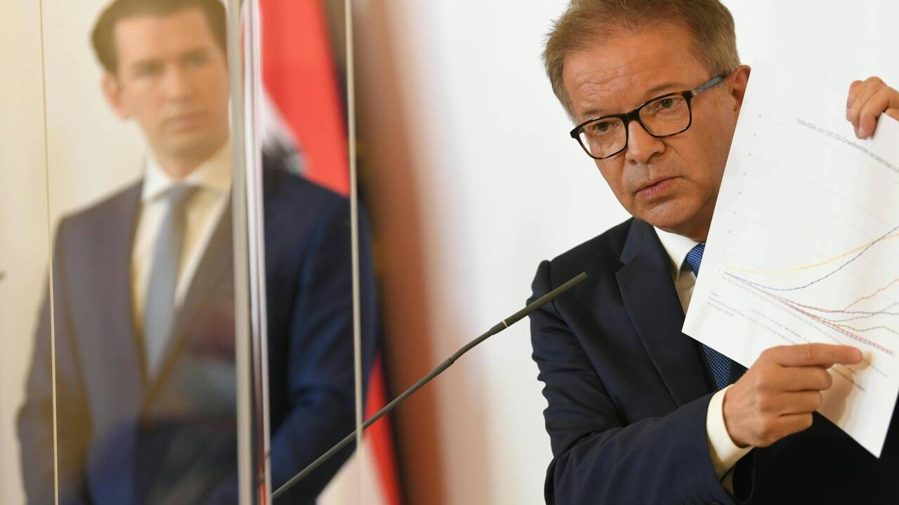 Gesundheitsminister Rudolf Anschober (Grüne) freute sich über die Abflachung der Covid-19-Kurve.  
