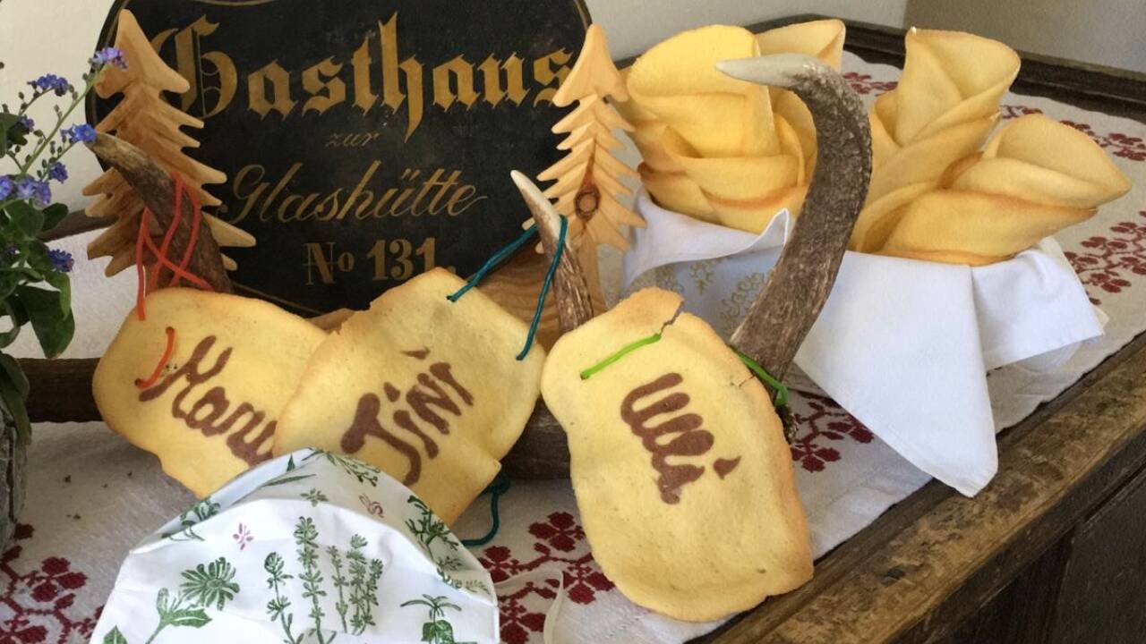 Genial: Frisch gebackener Mundschutz.  