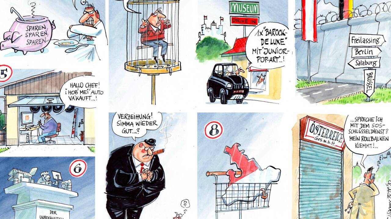 Die Salzburg Chroniken ... von SN-Karikaturist Thomas Wizany. Die Salzburg Chroniken ... von SN-Karikaturist Thomas Wizany.