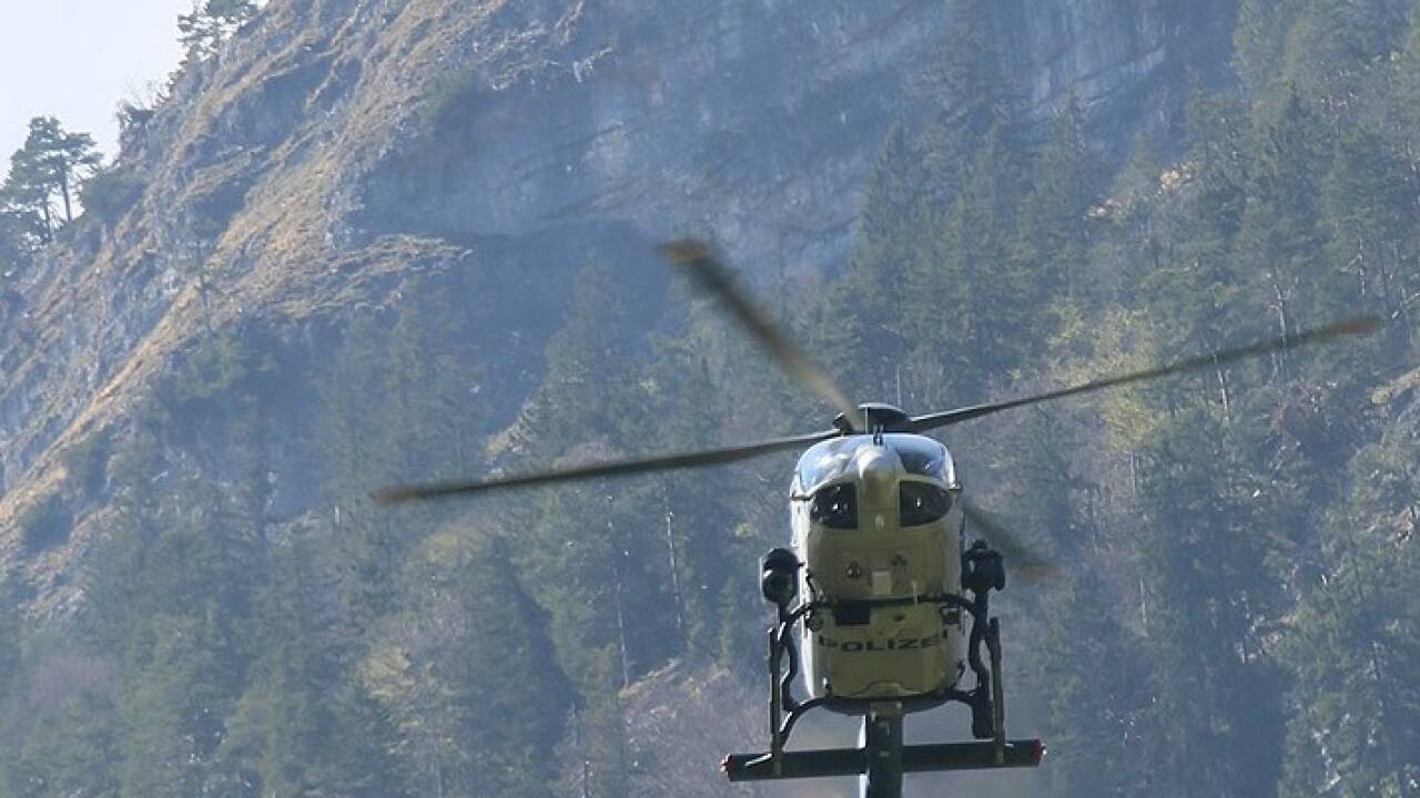 Auch ein Polizeihubschrauber wurde angefordert.  