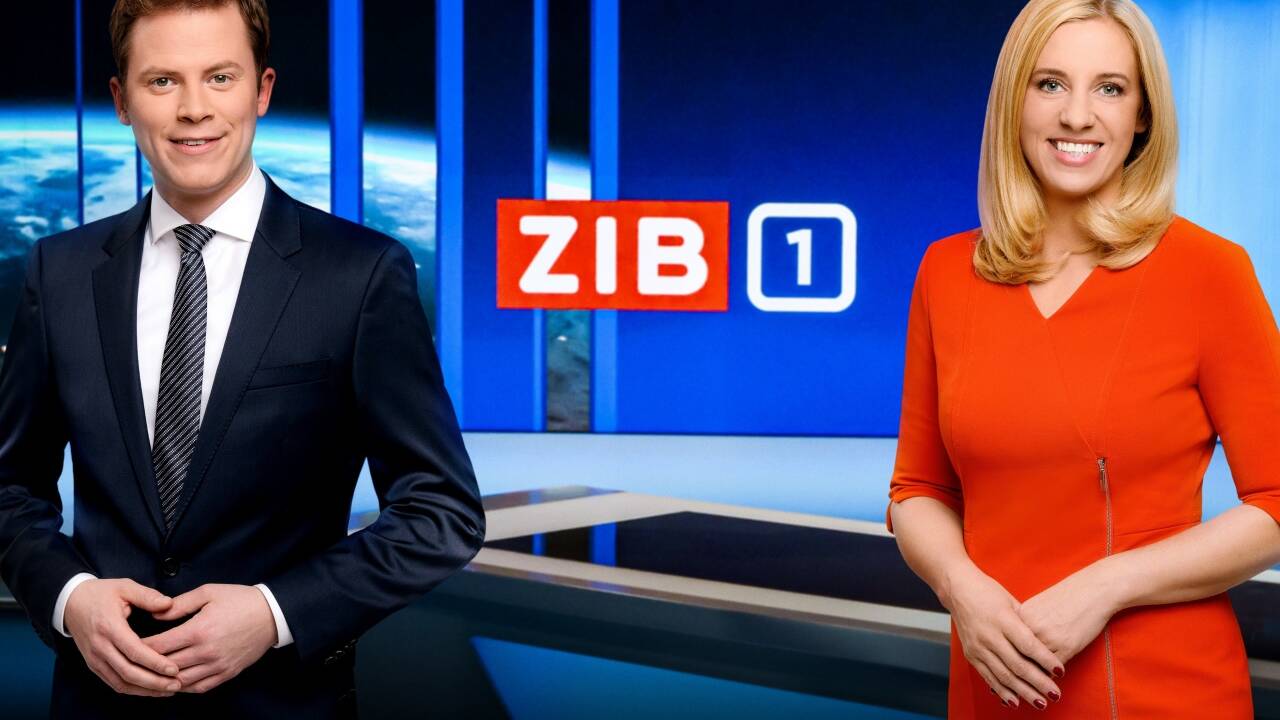 Das neue 'ZiB 1'-Duo Susanne Höggerl und Tobias Pötzelsberger. 