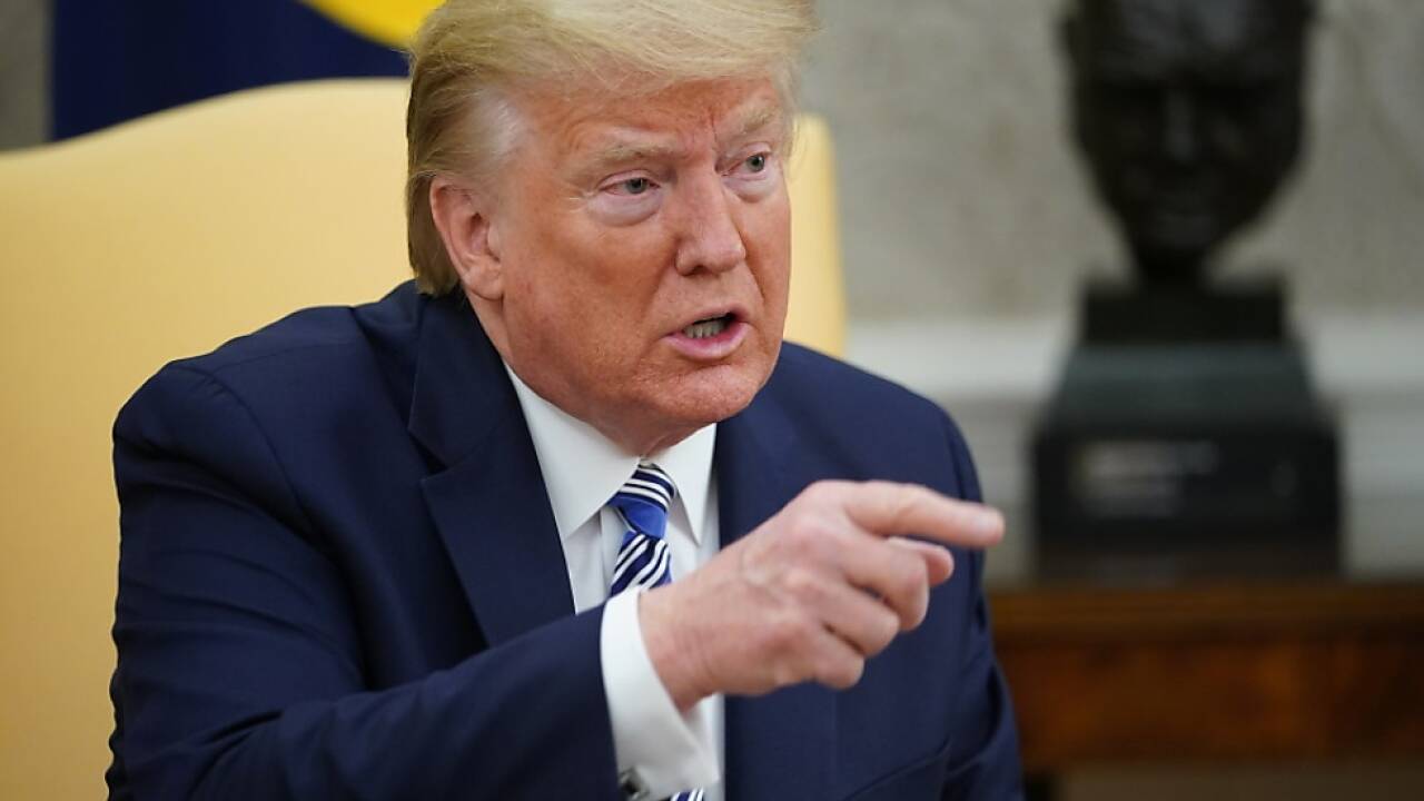 US-Präsident Trump äußert im Oval Office seine aktuelle Einschätzung zum Coronavirus 