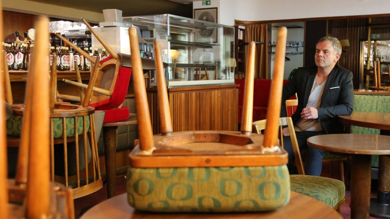 Bernhard Huemer, Pächter des Café Wernbacher in der Stadt Salzburg, gibt auf. 