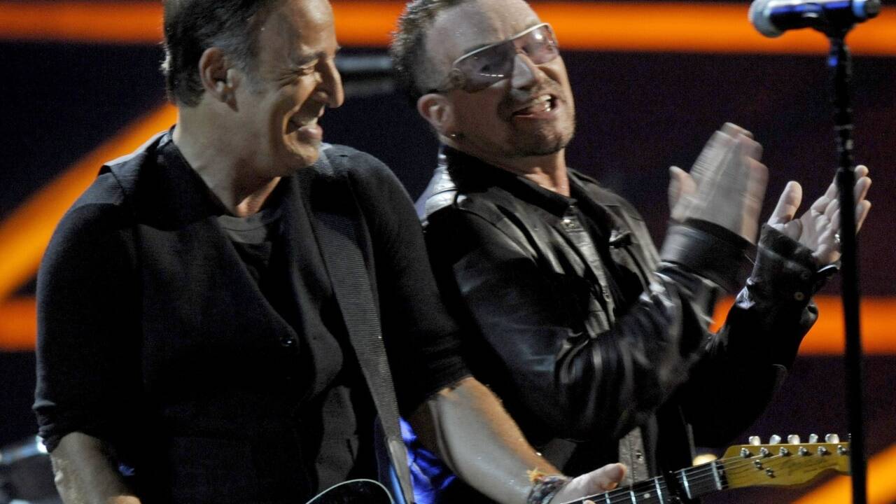 Bono und The Boss Bruce Springsteen, 2009. 
