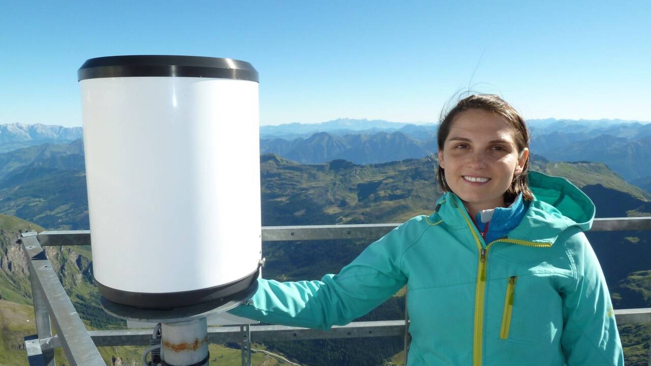 Elke Ludwig, Leiterin des Observatorium Sonnblick. 