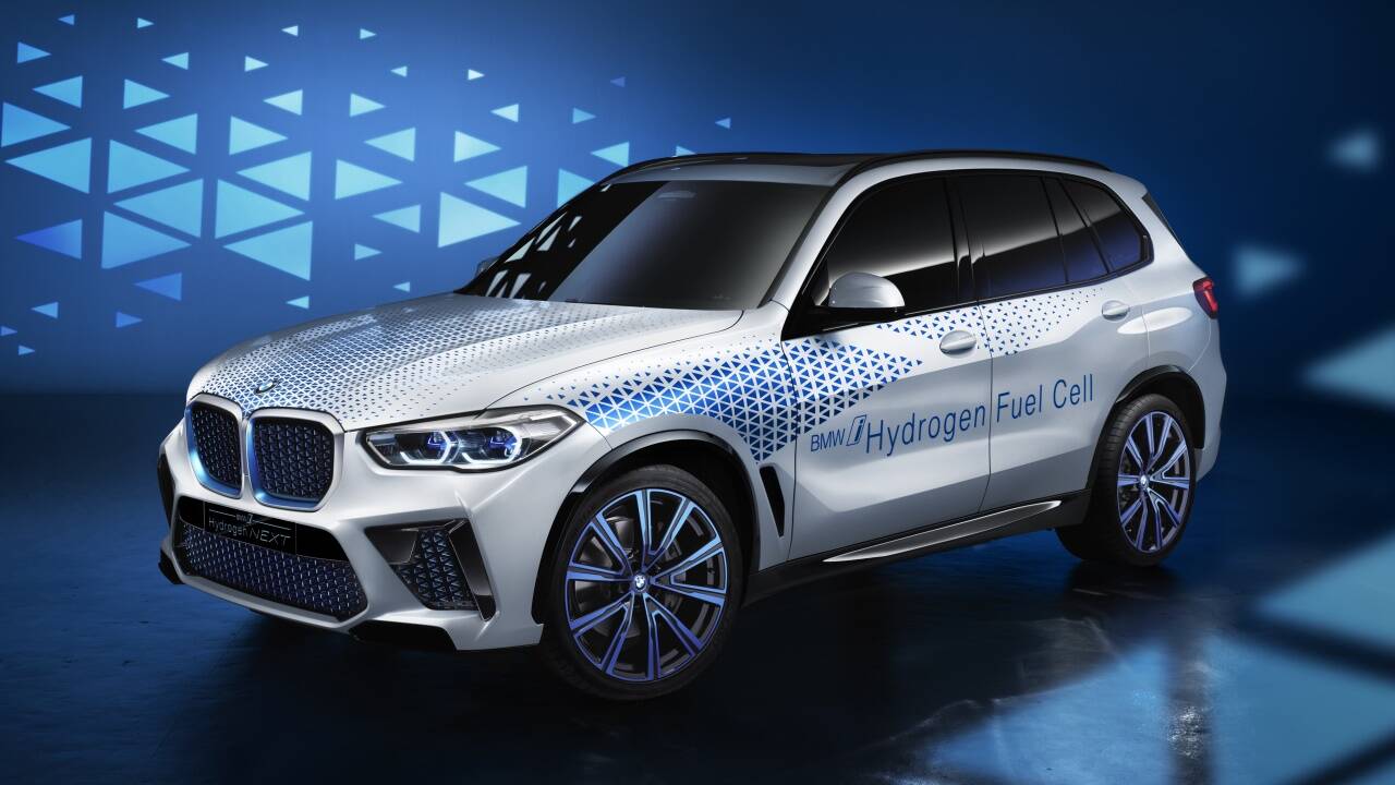 Auf der IAA 2019 zeigte BMW die Studie i Hydrogen Next. Eine Kleinserie des SUV auf Basis des X5 ist für das Jahr 2022 geplant. 