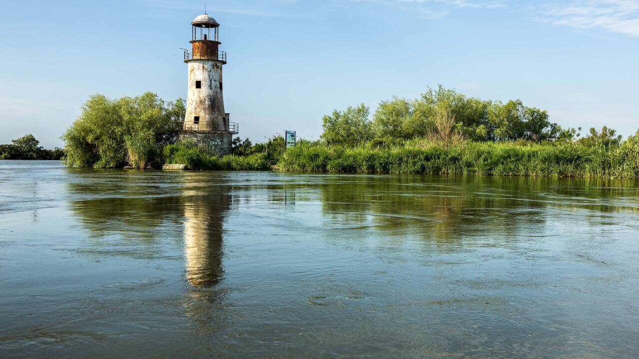 Alter Leuchtturm (1887) in Sulina 