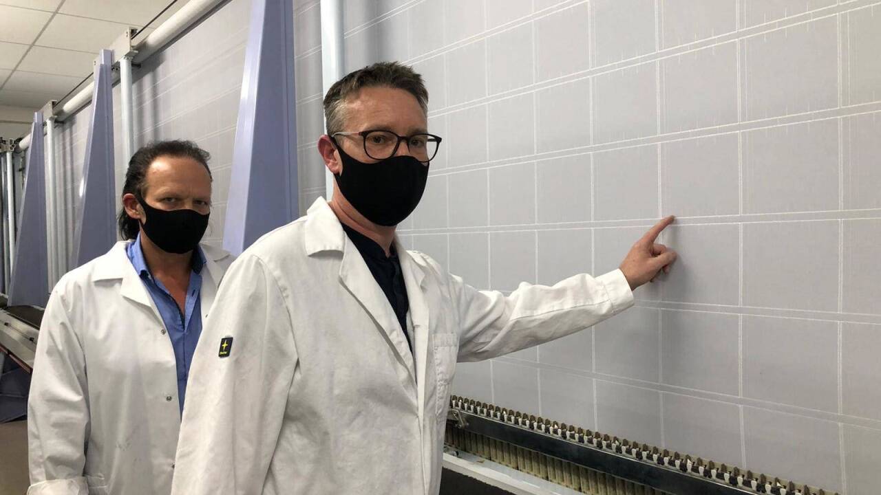Textilunternehmer Günter Grabher (Grabher Group) und Stickereiinhaber Harald Hämmerle. Textilunternehmer Günter Grabher (Grabher Group) und Stickereiinhaber Harald Hämmerle.