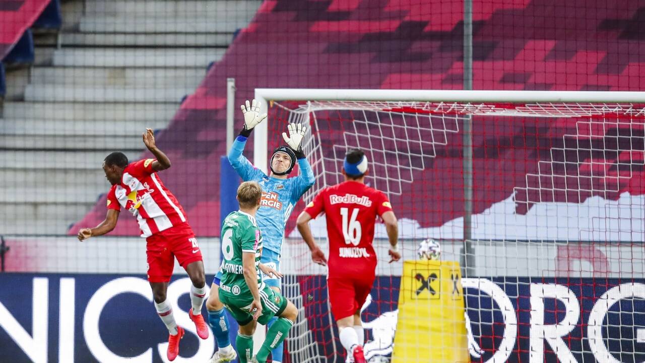 Patson Daka erzielte per Kopf das 1:0 für die Salzburger. 