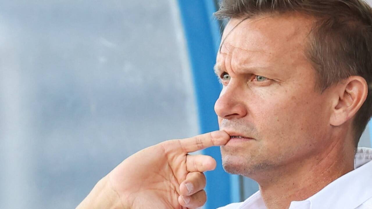 Woran denkt er? Salzburg-Trainer Jesse Marsch. Woran denkt er? Salzburg-Trainer Jesse Marsch.