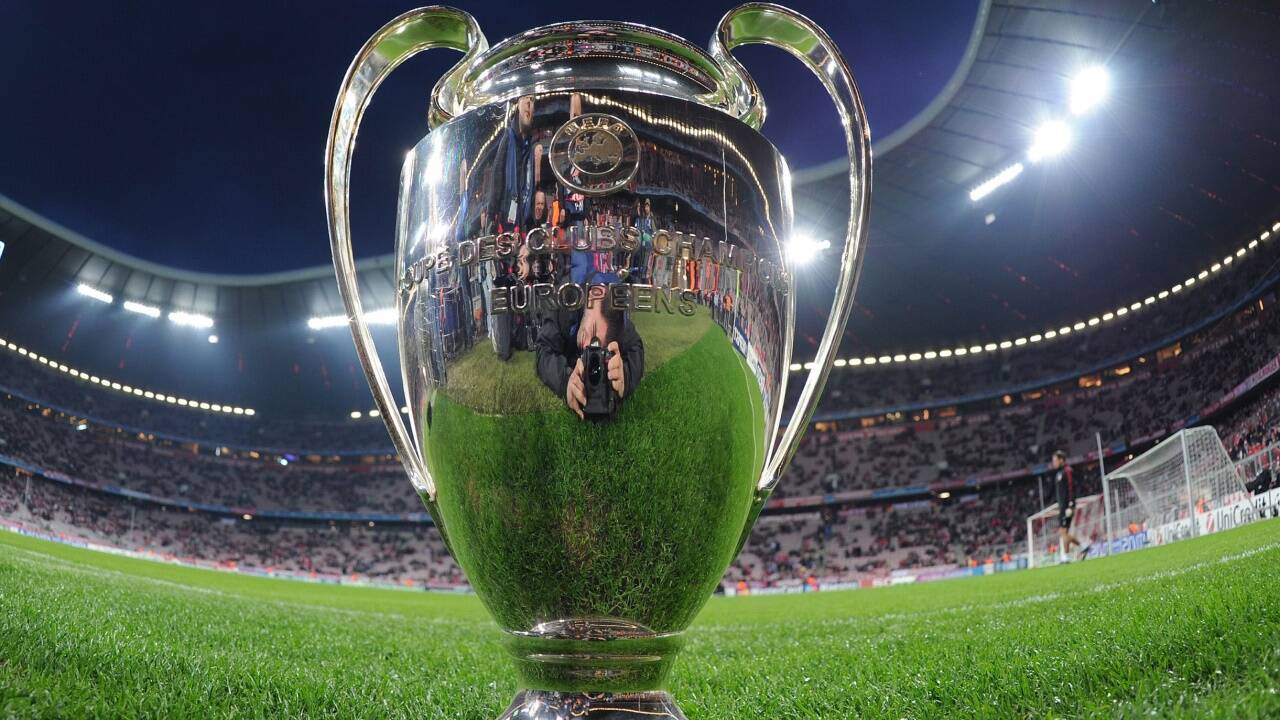 Objekt der Begierde: Der Champions-League-Henkelpokal. 