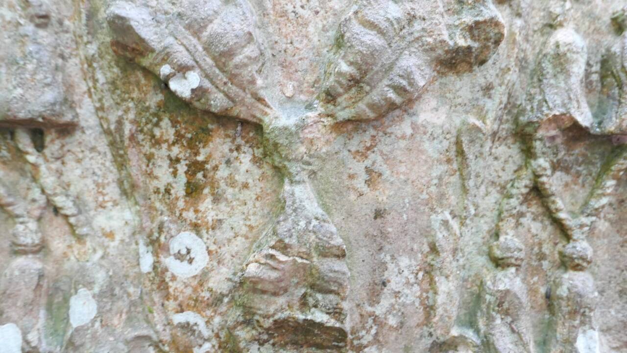 Detailblick auf das Salzburger Wappen. Detailblick auf das Salzburger Wappen.