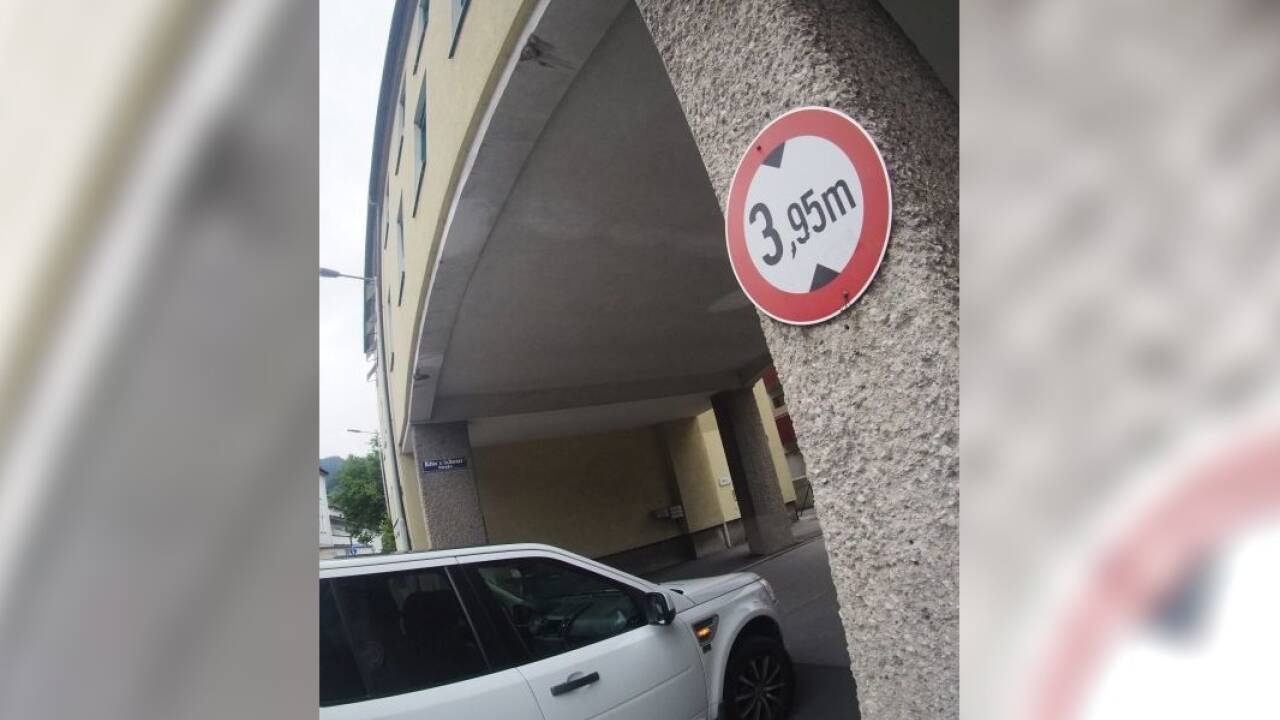 ... das Nadelöhr wird aber die Umleitung an der alten Bezirkshauptmannschaft vorbei.  