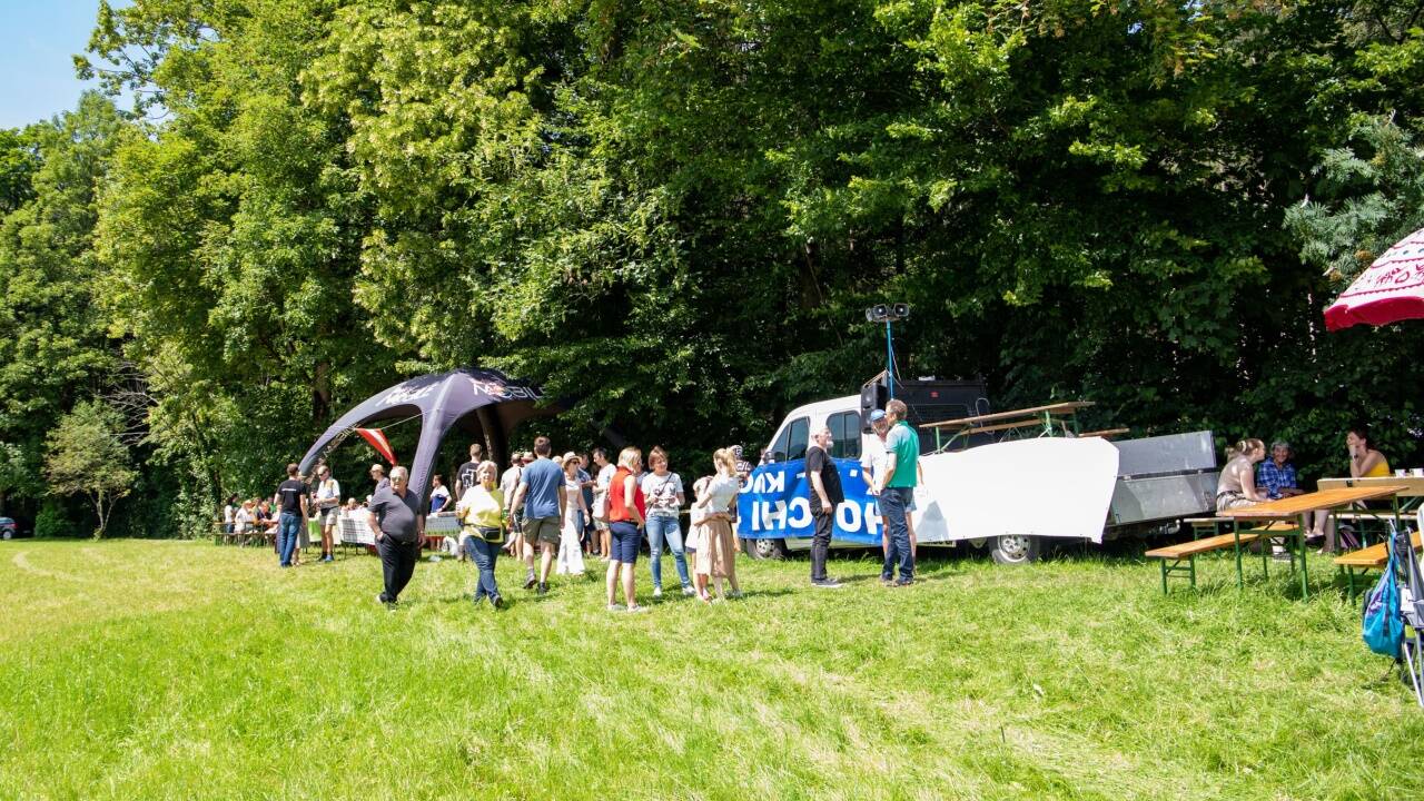 Es sei ein Fest, keine Demo, sagen die Veranstalter.  