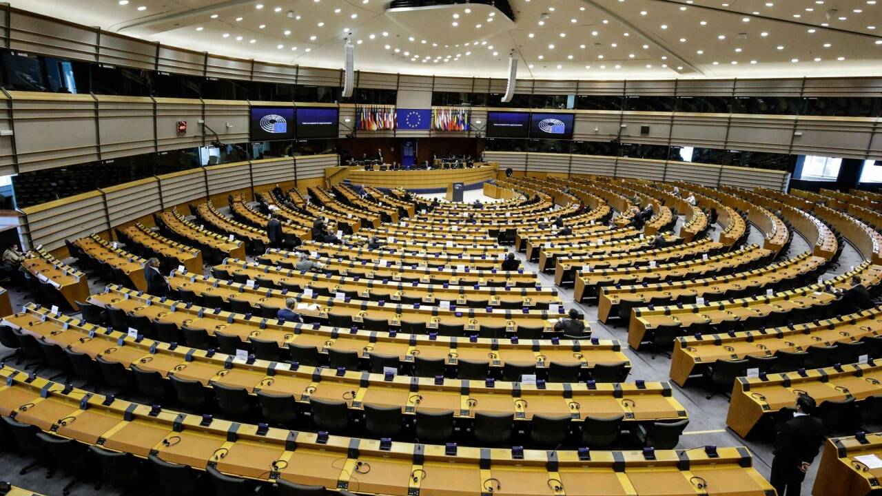 Wegen der Pandemie stand die europäische Volksvertretung wochenlang weitgehend leer.  