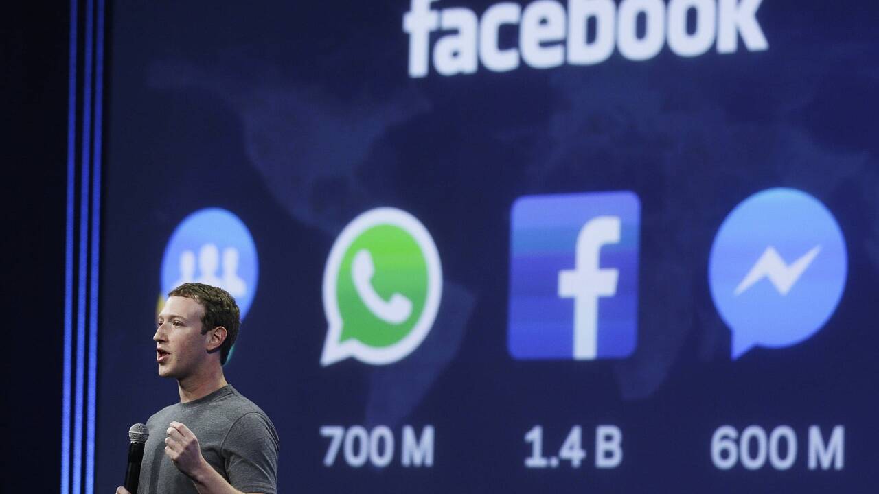 Facebook-Boss Mark Zuckerberg hat ein App-Netz gebaut, dem man nur schwer entkommen kann (Archivbild). Facebook-Boss Mark Zuckerberg hat ein App-Netz gebaut, dem man nur schwer entkommen kann (Archivbild).