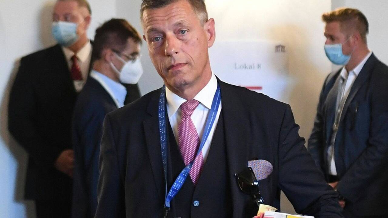 Christian Pilnacek am Mittwoch vor dem Ibiza-U-Ausschuss im Parlamentsausweichquartier in der Hofburg in Wien. 