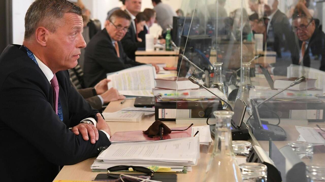 Christian Pilnacek am Mittwoch vor dem Ibiza-U-Ausschuss im Parlamentsausweichquartier in der Hofburg in Wien. 