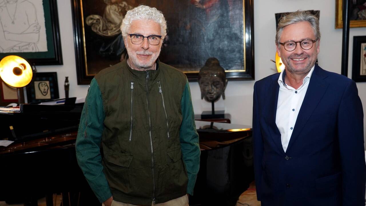 Lassen den Wiener Salon wieder aufleben: André Heller mit ORF-Generaldirektor Alexander Wrabetz. 
