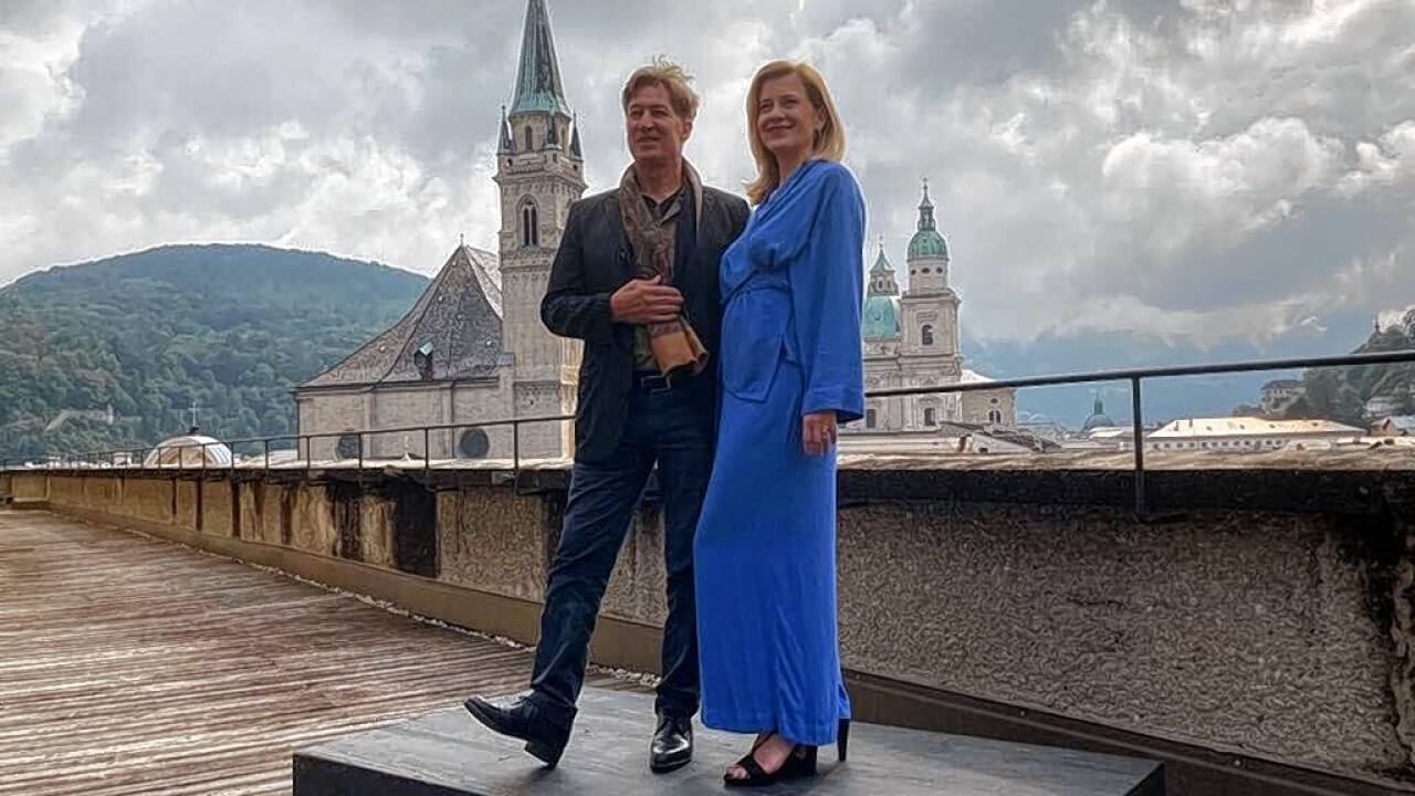 Tobias Moretti und Caroline Peters. 