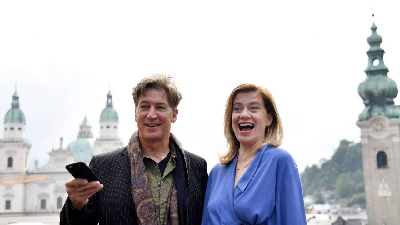 Tobias Moretti und Caroline Peters. 