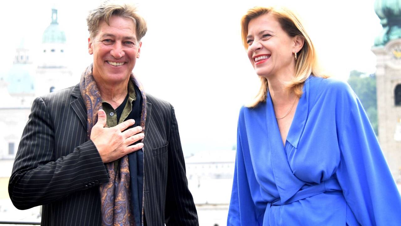 Tobias Moretti und Caroline Peters. 