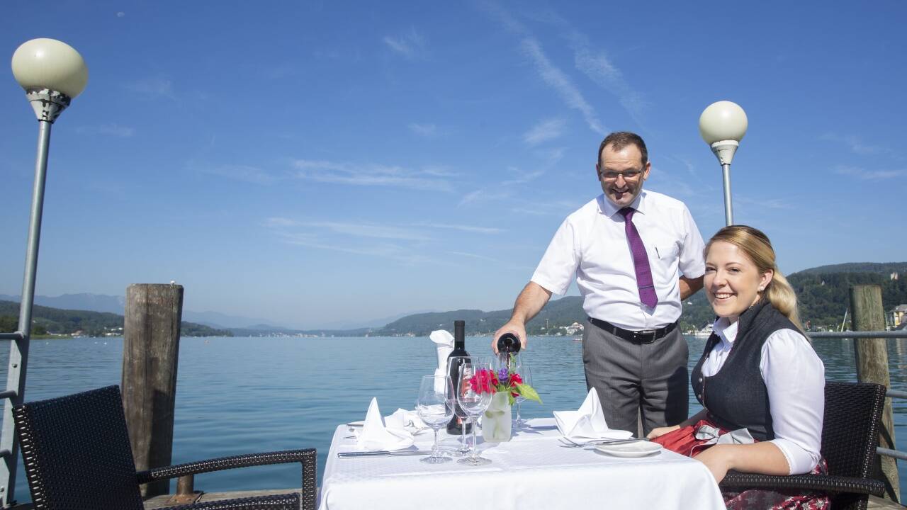 Erwin Schurtl arbeitet seit 30 Jahren im Parkhotel Pörtschach am Wörthersee.  